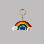 Rainbow Cloud Keychain